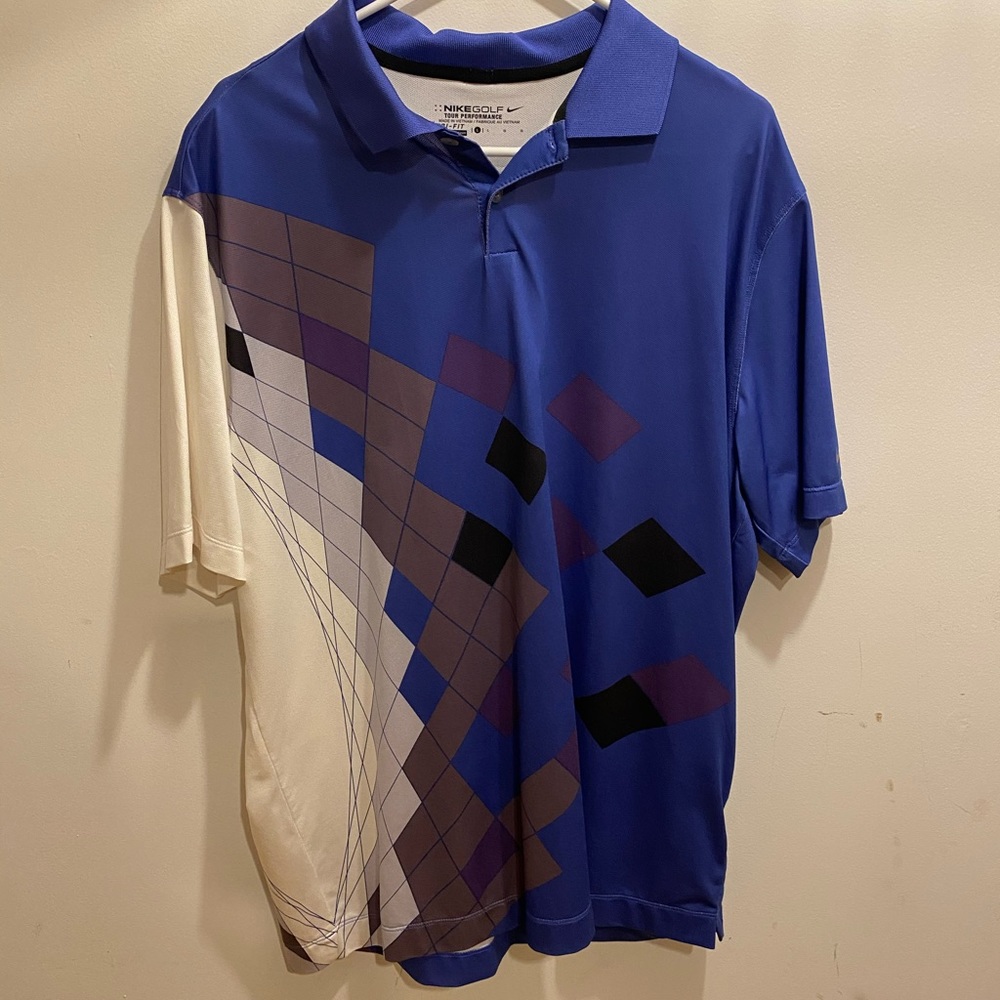 Nike Dri Fit Golf Shirt size Large